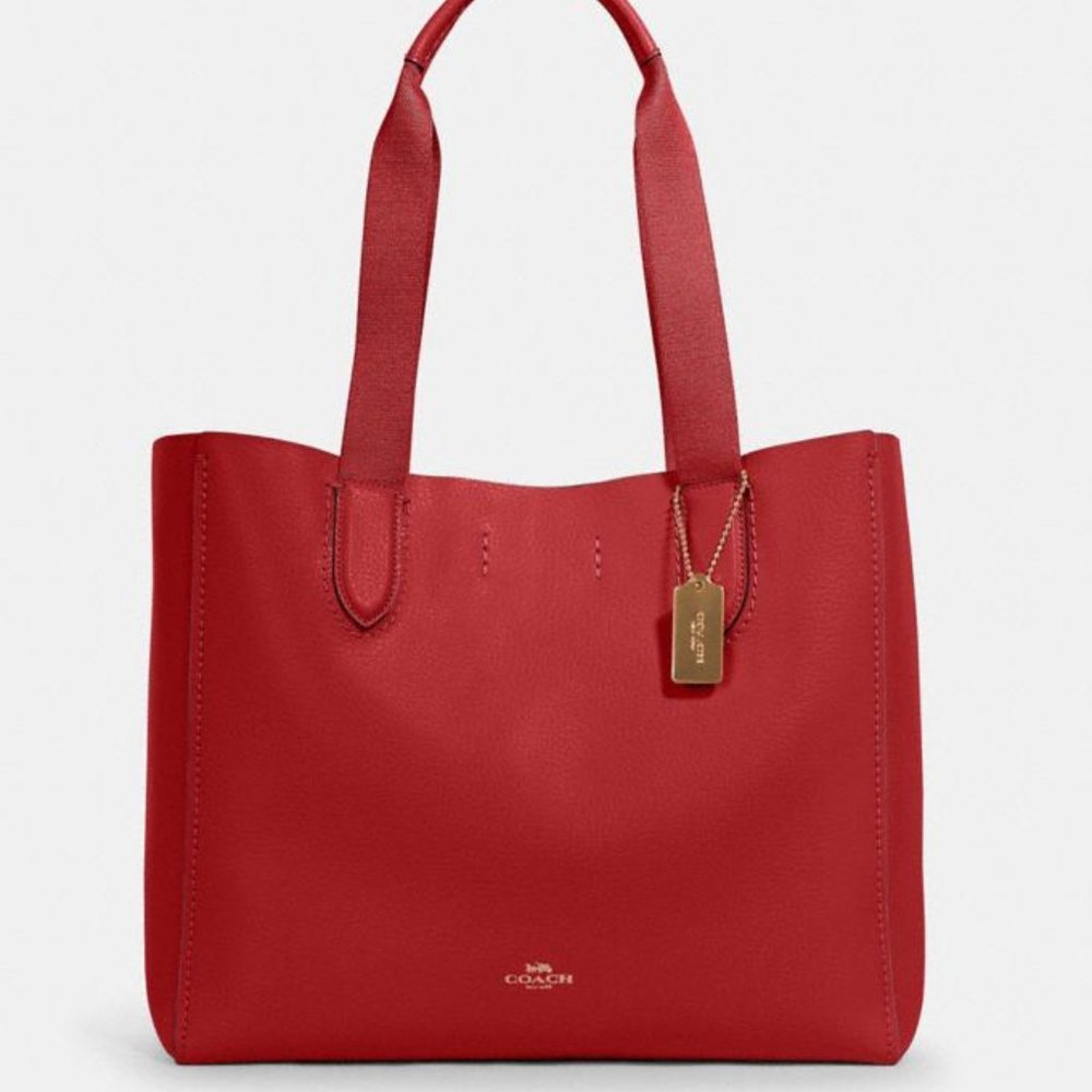 Coach Derby Tote - Red - BNWT